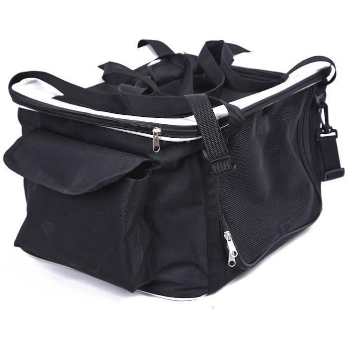 Pet Life® Collapsible Dog Car Seat & Carrier Crate