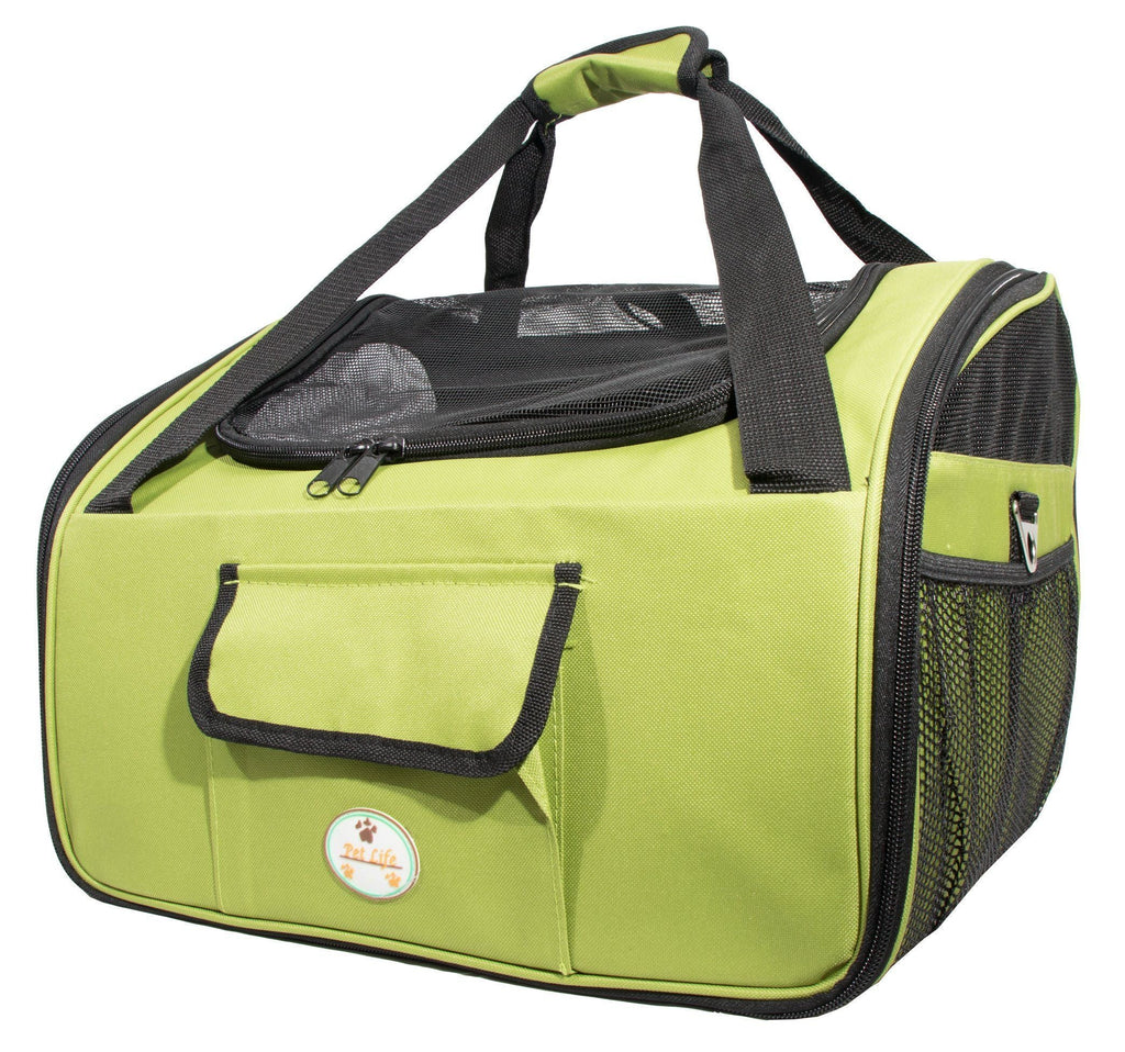 Pet Life® Ultra-Lock Collapsible Dog Car Seat Carrier