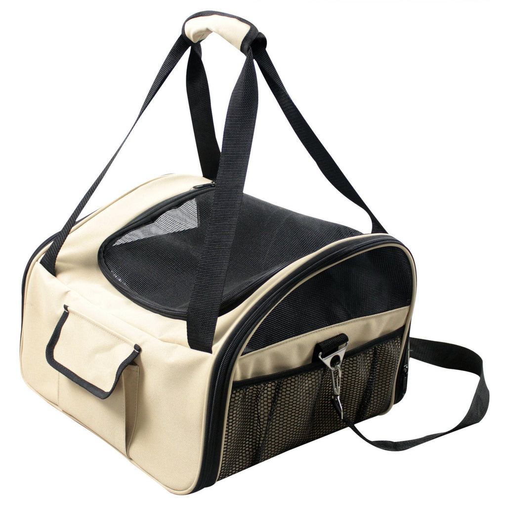Pet Life® Ultra-Lock Collapsible Dog Car Seat Carrier