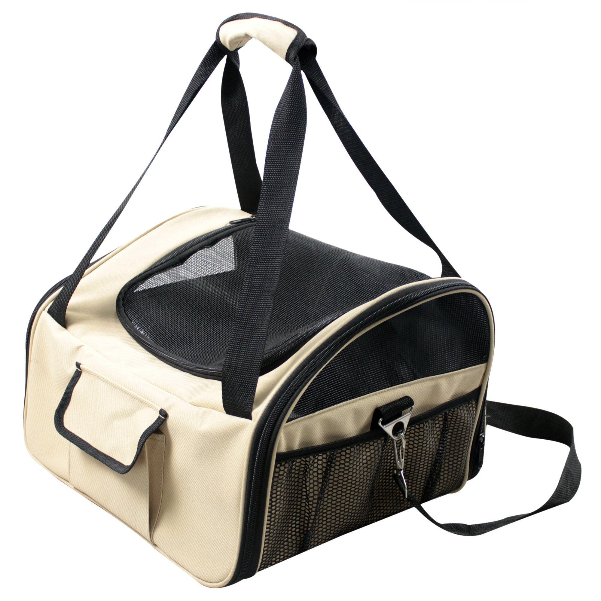 Pet Life® Ultra-Lock Collapsible Dog Car Seat Carrier
