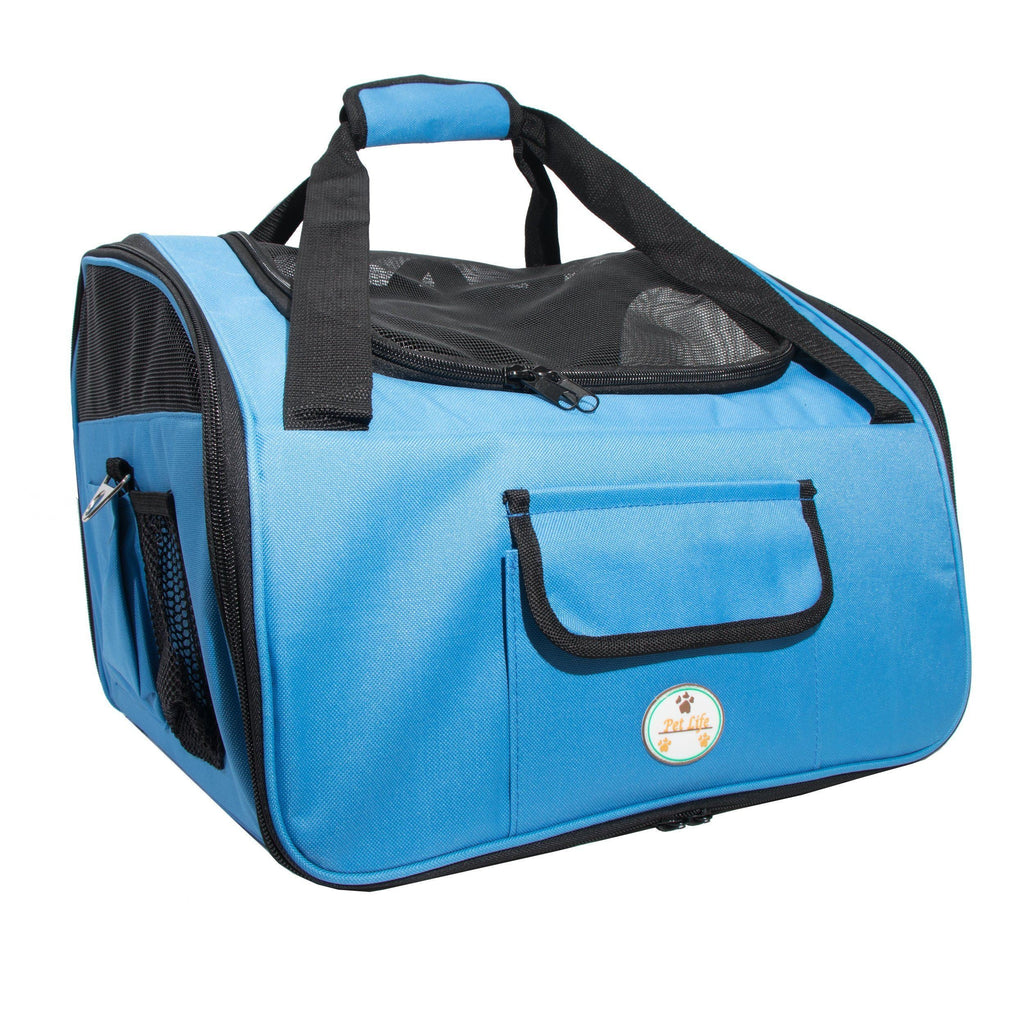Pet Life® Ultra-Lock Collapsible Dog Car Seat Carrier