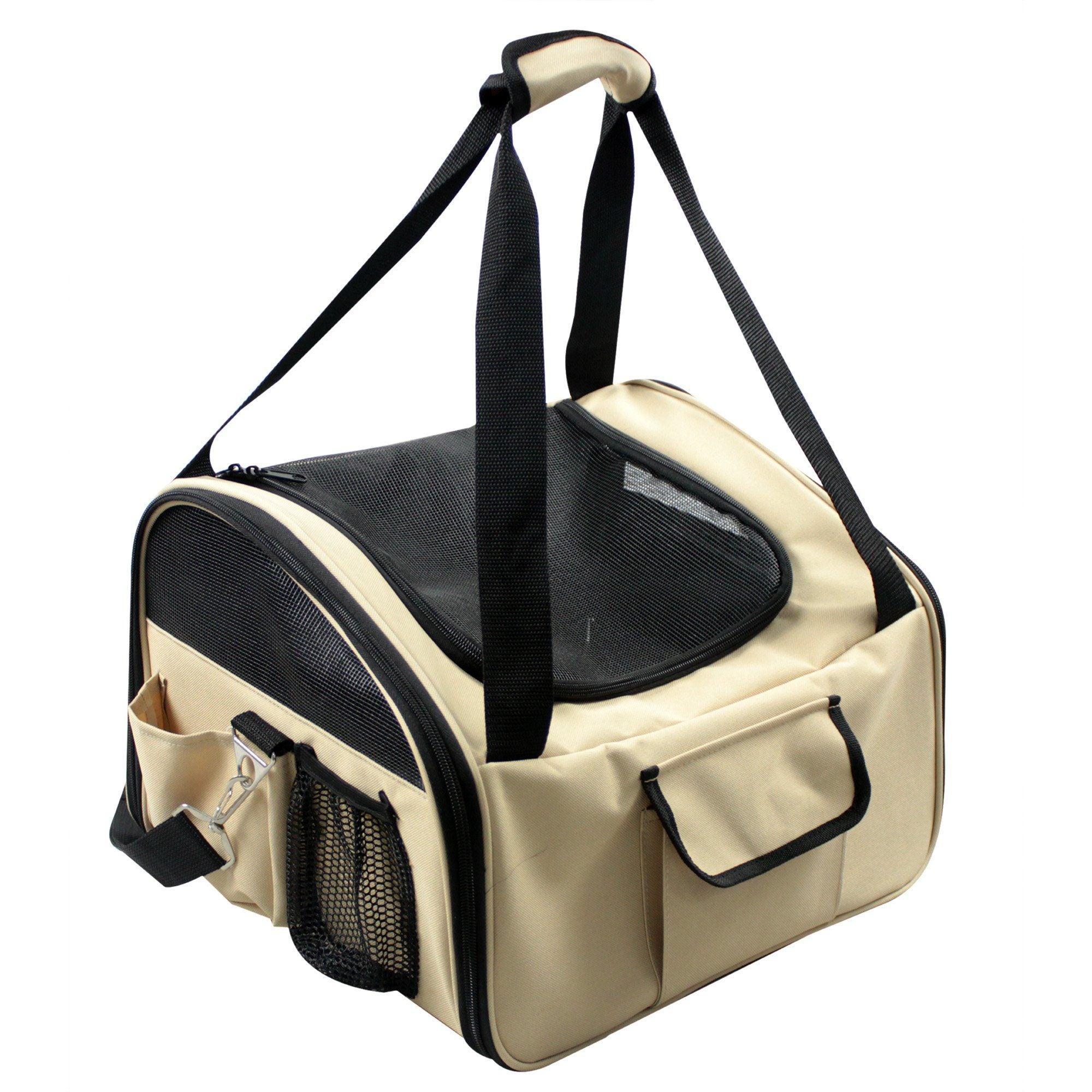 Pet Life® Ultra-Lock Collapsible Dog Car Seat Carrier