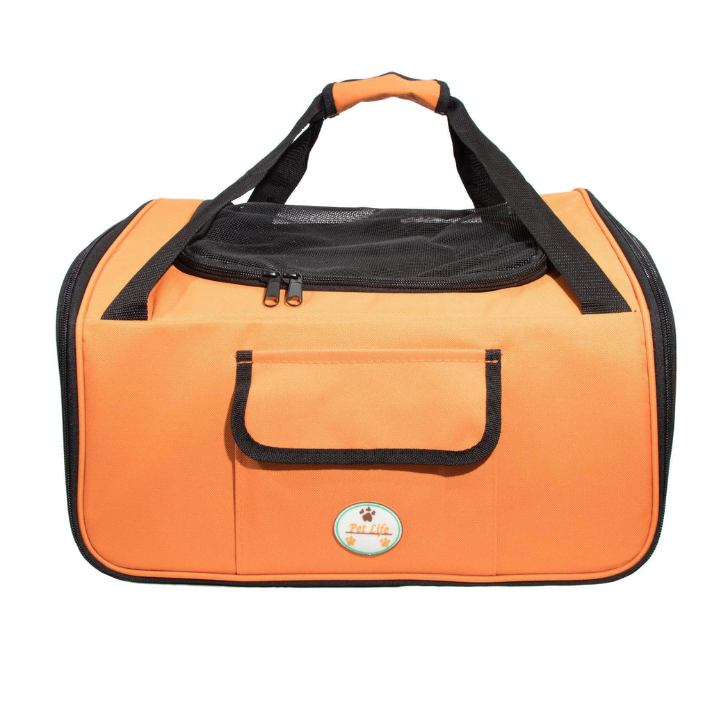 Pet Life® Ultra-Lock Collapsible Dog Car Seat Carrier