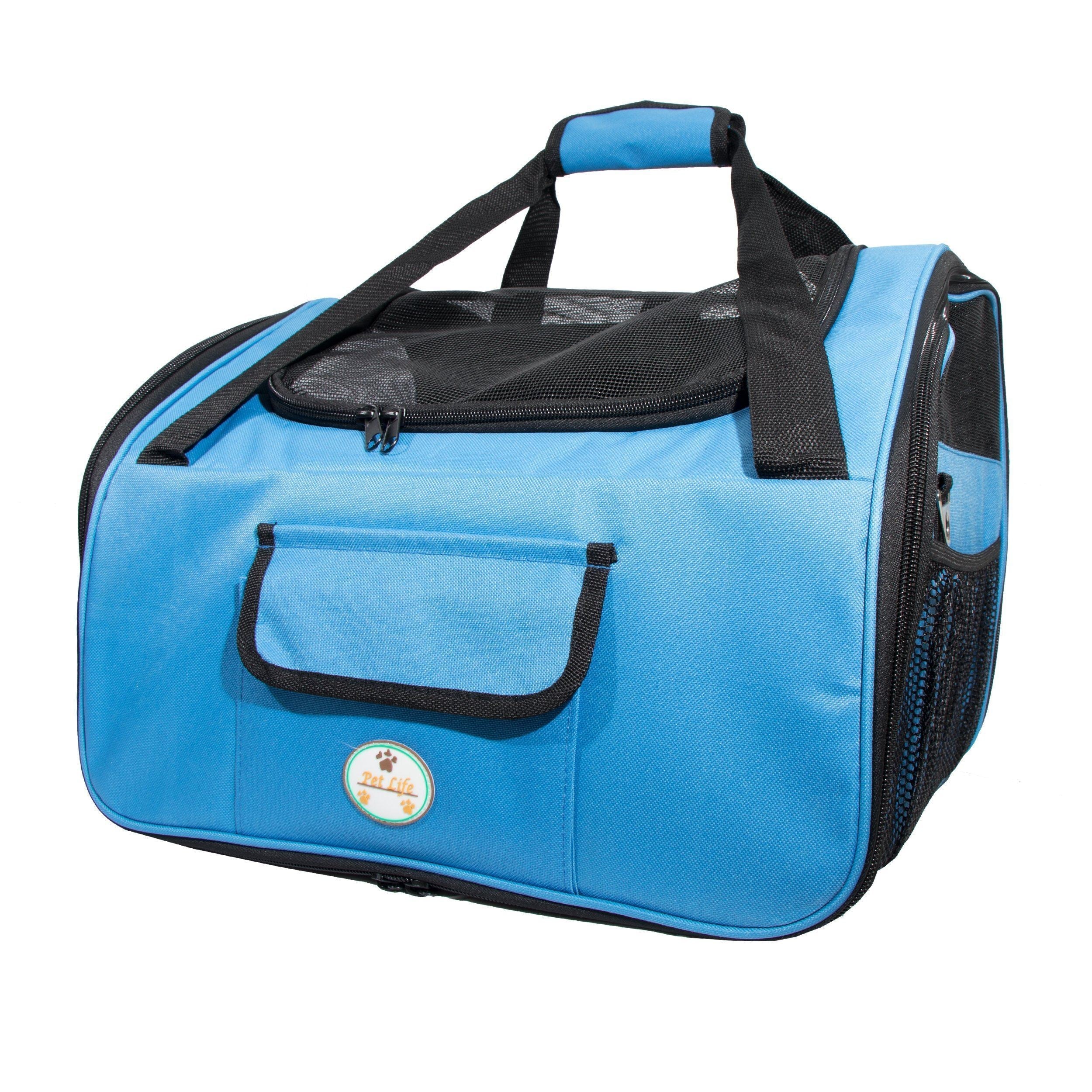 Pet Life® Ultra-Lock Collapsible Dog Car Seat Carrier
