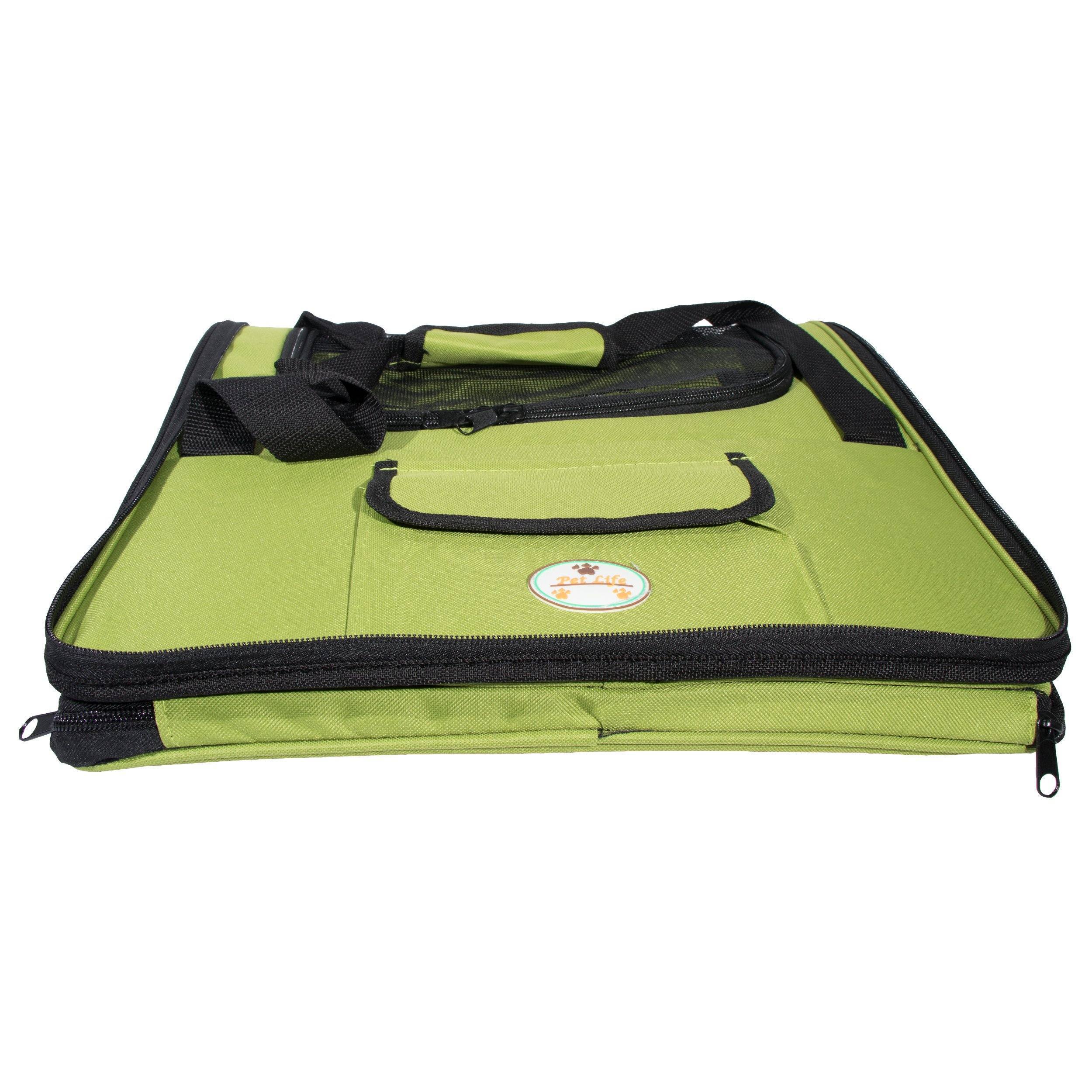 Pet Life® Ultra-Lock Collapsible Dog Car Seat Carrier