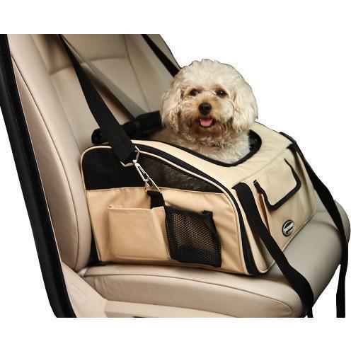 Pet Life® Ultra-Lock Collapsible Dog Car Seat Carrier