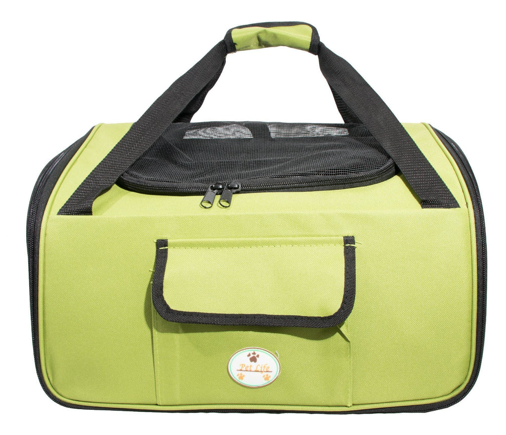 Pet Life® Ultra-Lock Collapsible Dog Car Seat Carrier