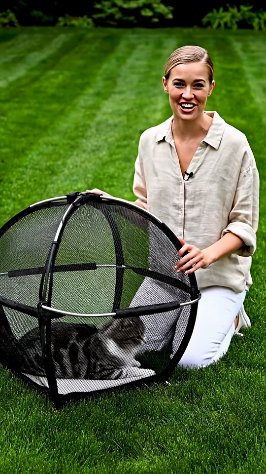 Foldable Pop-Up Cat Playpen Ball &ndash; 68 cm by@Outfy